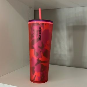 Flower camo Starbucks cup